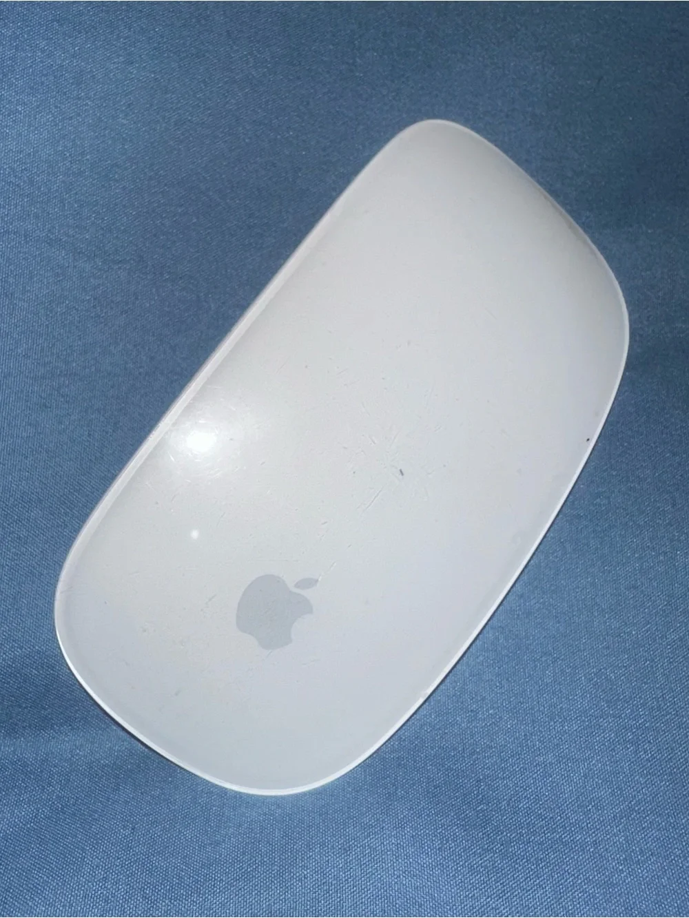 Apple Magic Mouse A1296 1st Gen Wireless Bluetooth Tested Working White Silver